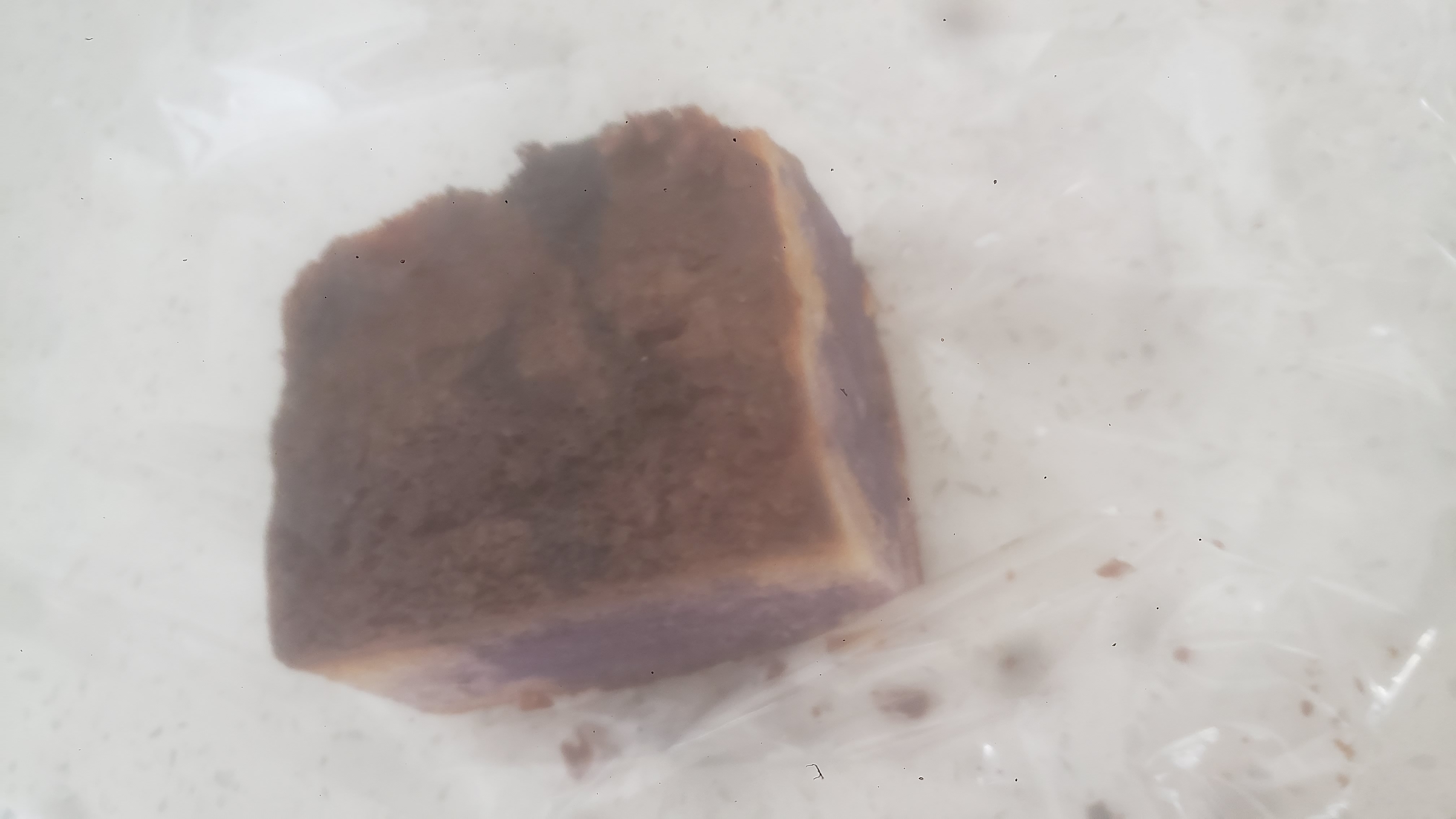 Ube cheese bar.
